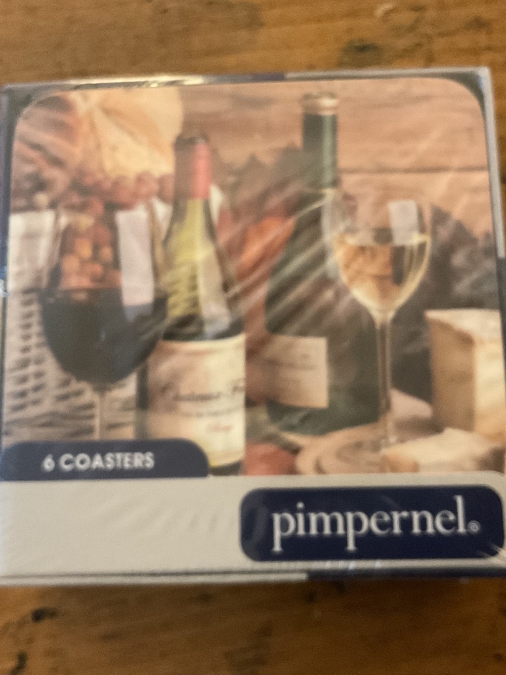New Pimpernel wine coasters- set of 6